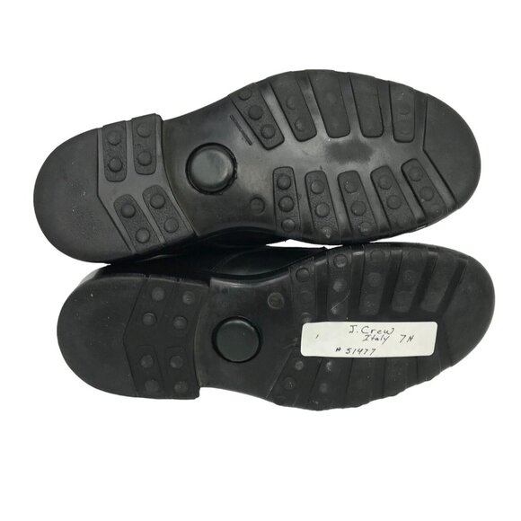 J. CREW Mens Shoes Dress Derby 7N Black Leather Plain Toe main image 6